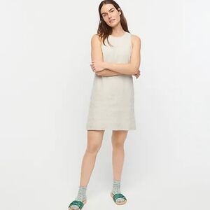 J. Crew Button Back Linen Dress Xxs